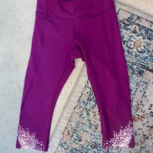 Lululemon pink/purple leggings- Size 4